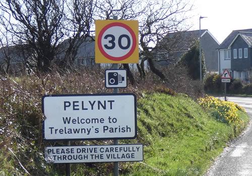 Photo Gallery Image - Welcome to Trelawny's Parish road sign