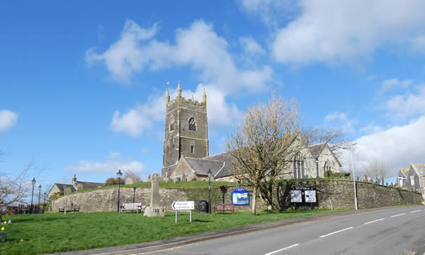 The Village Green to the south of the Parish Church