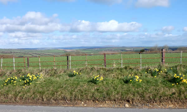 Views over the parish of Pelynt